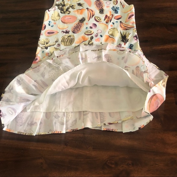 Pili Carrera Spain Pleated Fruit Shift Dress - Picture 8 of 11